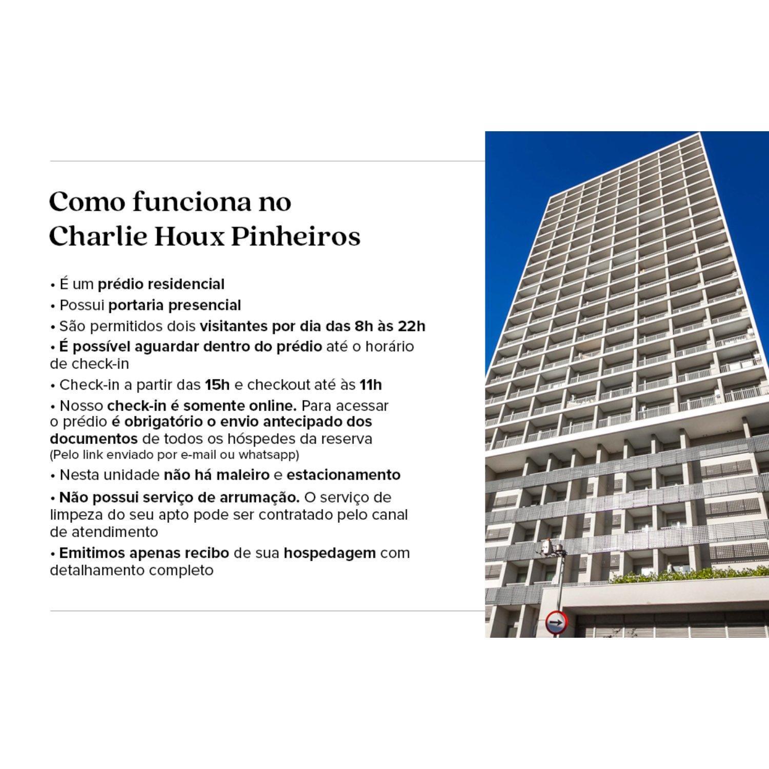 サンパウロCharlie Houx Pinheirosアパートメント エクステリア 写真